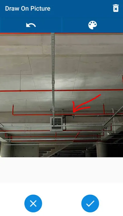 Capture and mark up fire inspection photos in the field with the SBN software platform.