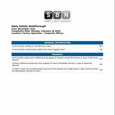 Generate fire inspection reports at the push of a button from our powerful dashboards.