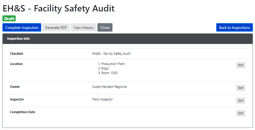Manage the construction site from your web browser by assigning inspections, documenting or reviewing field data, and kicking off reports. 